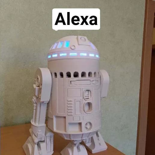 STL - R2 D2 Stand for Amazon Echo Dot
