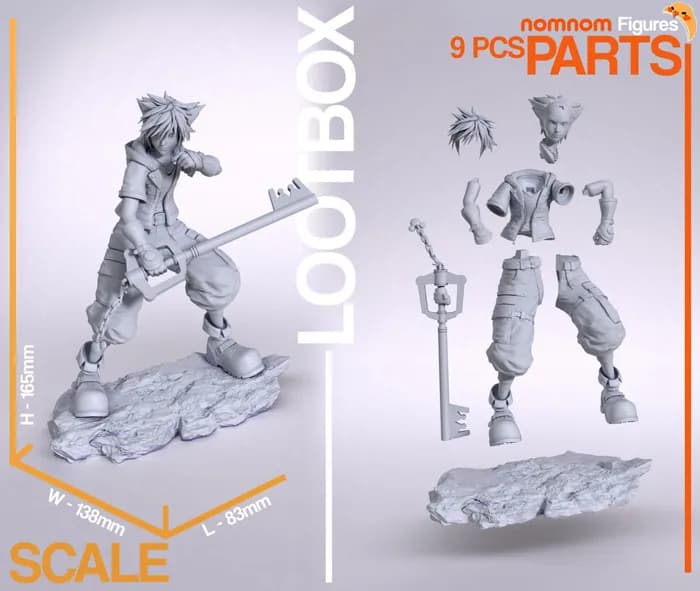 STL - sora render 3