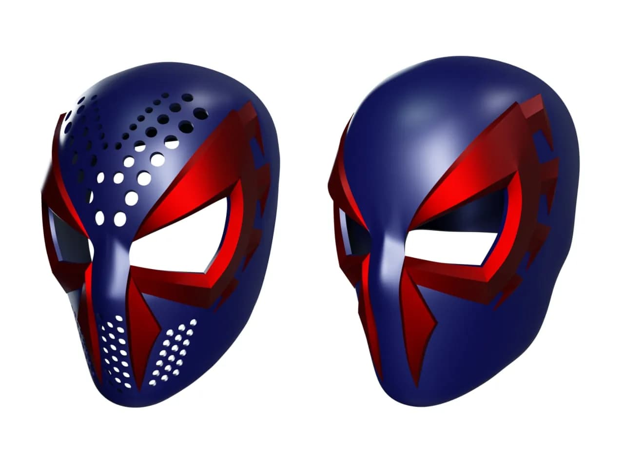 STL - Spider Man 2099 Helmet Textured 6382941 2