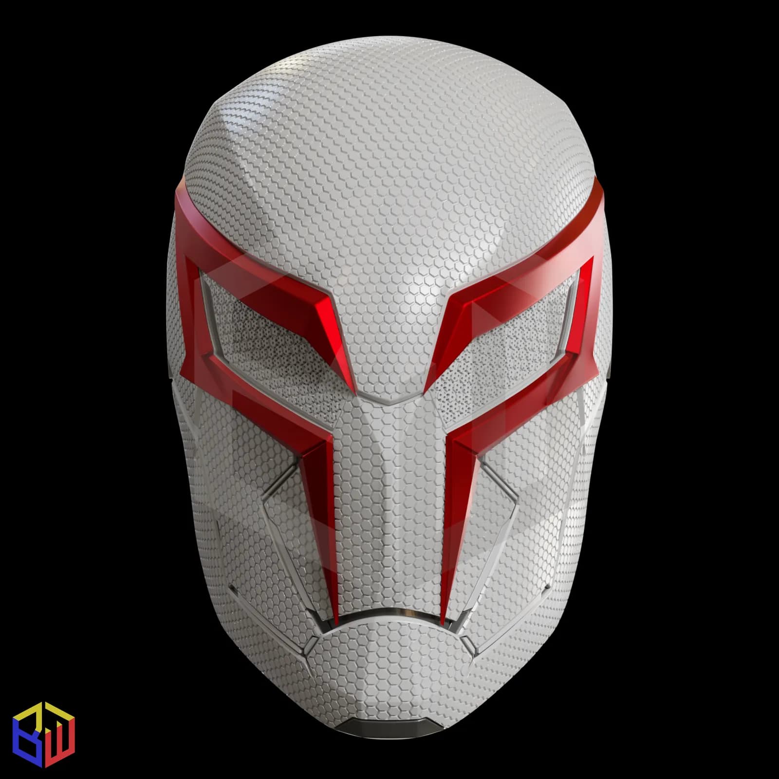 STL - Spider Man 2099 Helmet Textured 6382941 2 render 4
