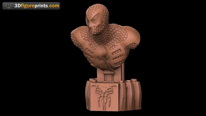 STL - spiderman 2099 full 3d figureprints render 1