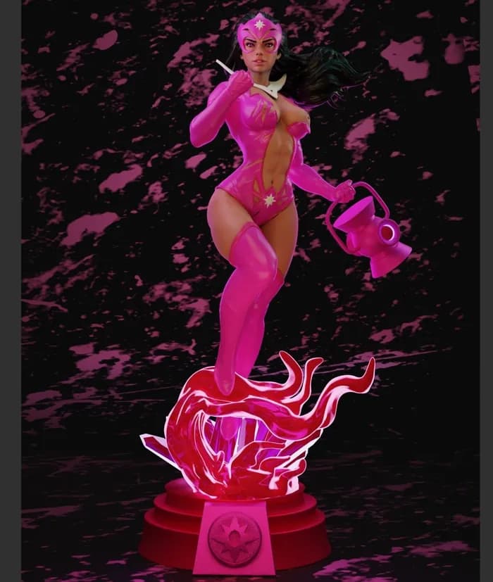 STL - Star Sapphire Linterna Verde render 2
