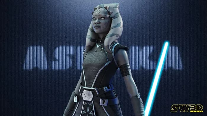 star wars 3d models ahsoka statue x