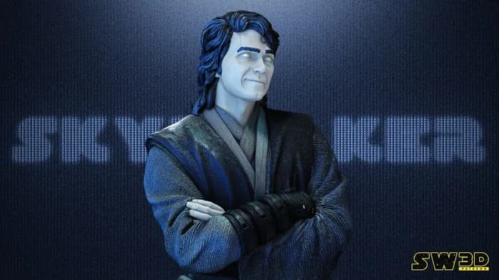 star wars 3d models anakin bust (images) x