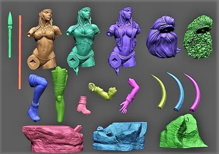 STL - Storm Rogue Savage Land figura para impresión 3D render 3