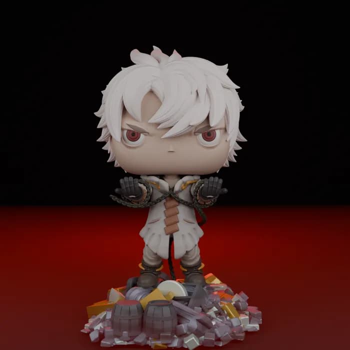 STL - studiomado rudo funko t me moxomor aka render 2