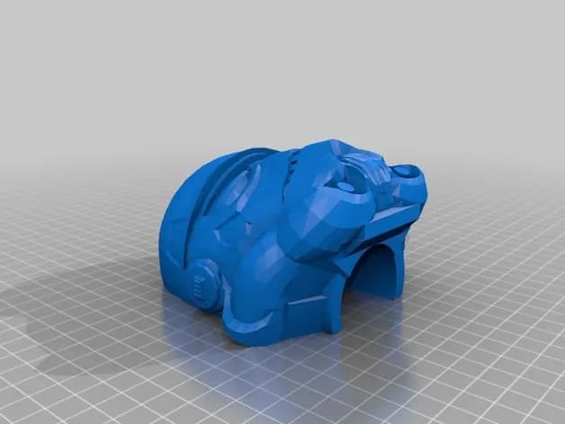 STL - Sujetador de papel higiénico de soldado de asalto de Lego render 2