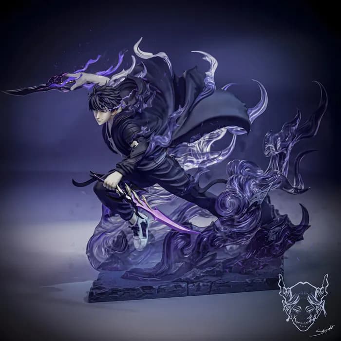 STL - Sung Jinwoo Figura de Acción render 1