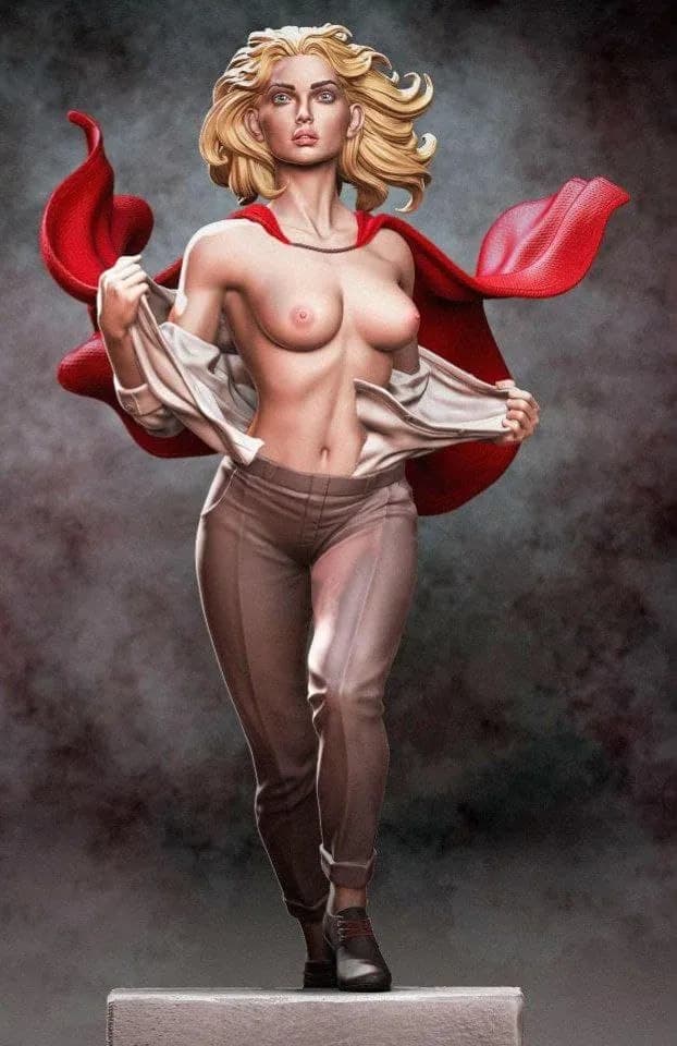 STL - Supergirl Figura 3D para Impresión render 1