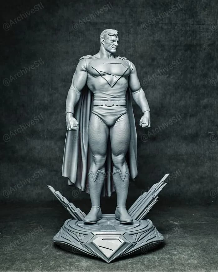 STL - Superman Kingdom Come render 3