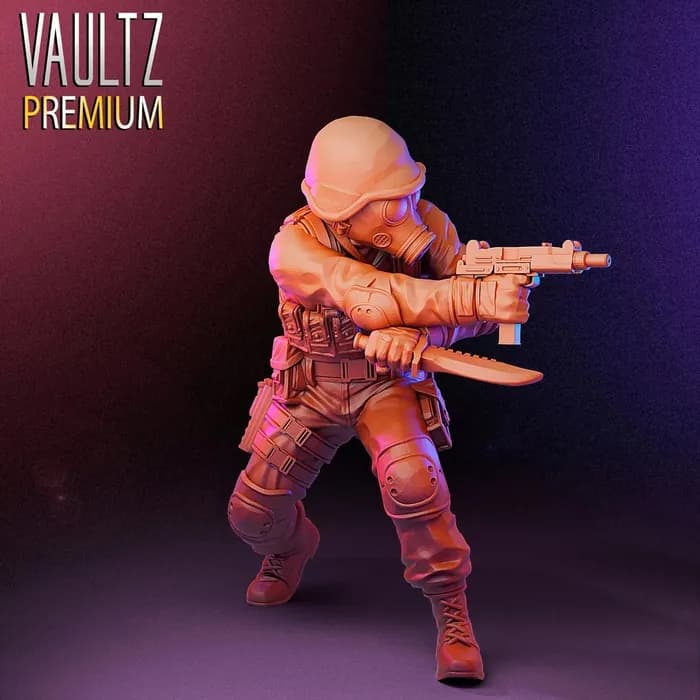 STL - Supervivientes post apocalípticos de Vaultz render 2