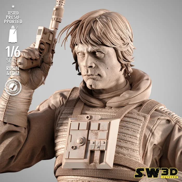 STL - sw3d luke pilot sculpture x render 2