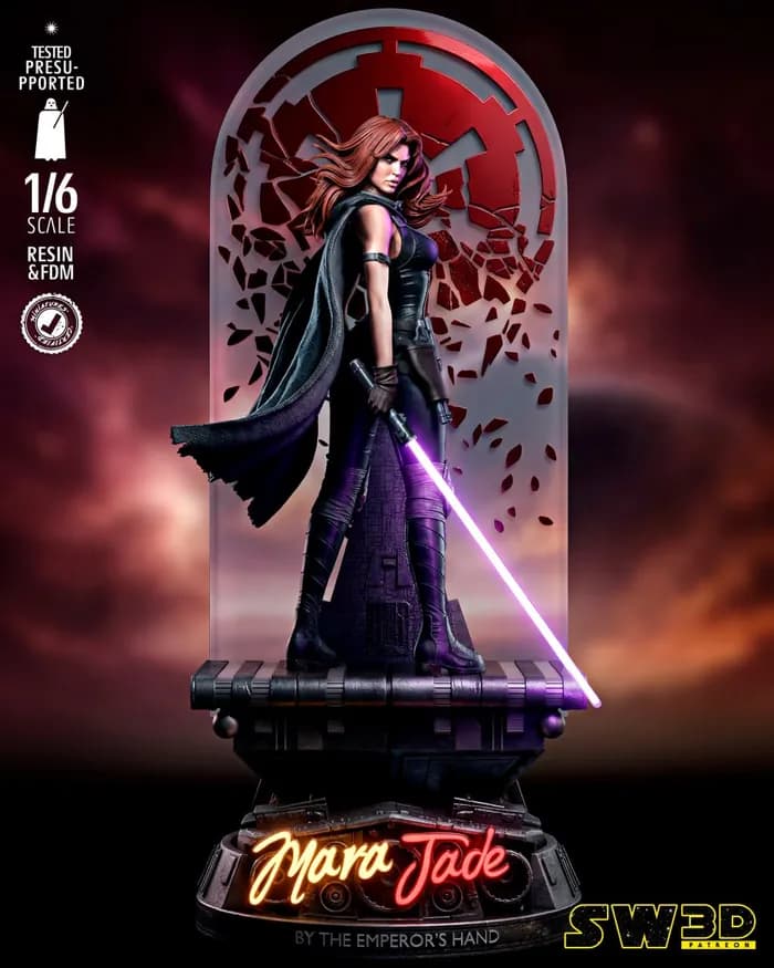 STL - sw3d mara jade sculpturex render 1