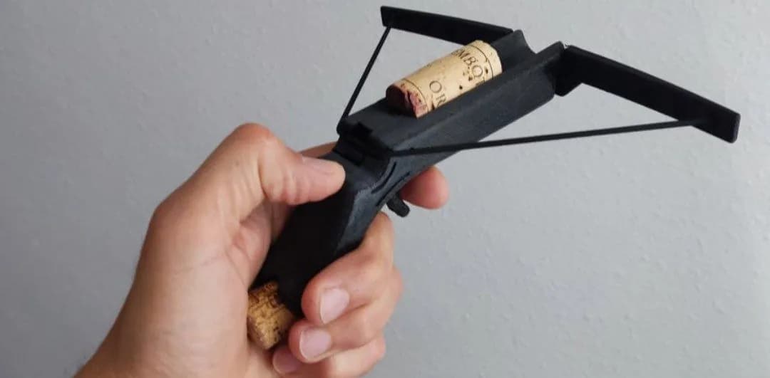 STL - Tapa de corcho para ballesta de vino