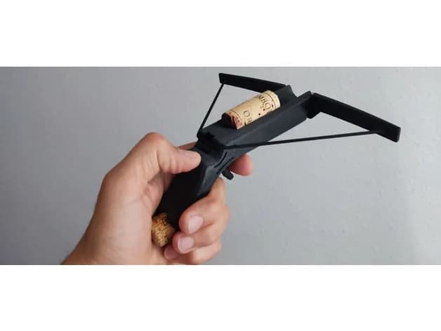 STL - Tapa de corcho para ballesta de vino render 3
