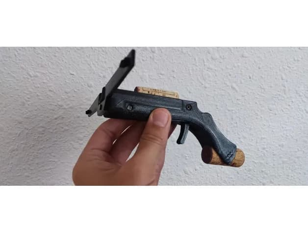 STL - Tapa de corcho para ballesta de vino render 4