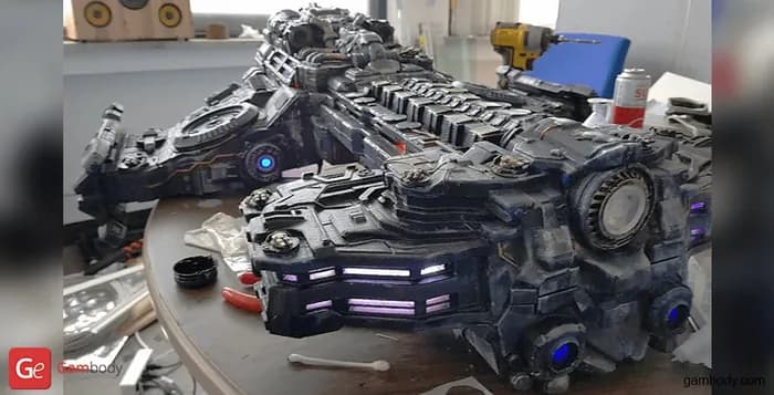 STL - terran battlecruiser starcraft gambody render 2
