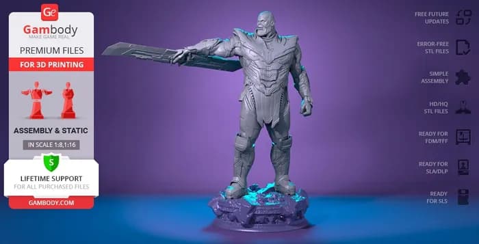 STL - thanos endgame render 2