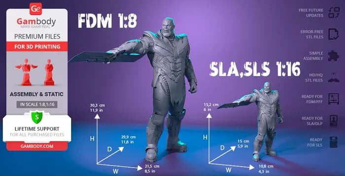 STL - thanos endgame render 3