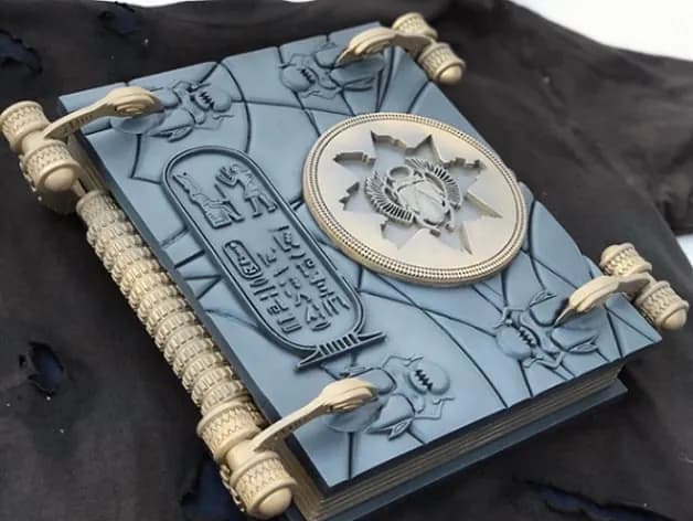 STL - the book of the dead the mummy 1999 pack render 1