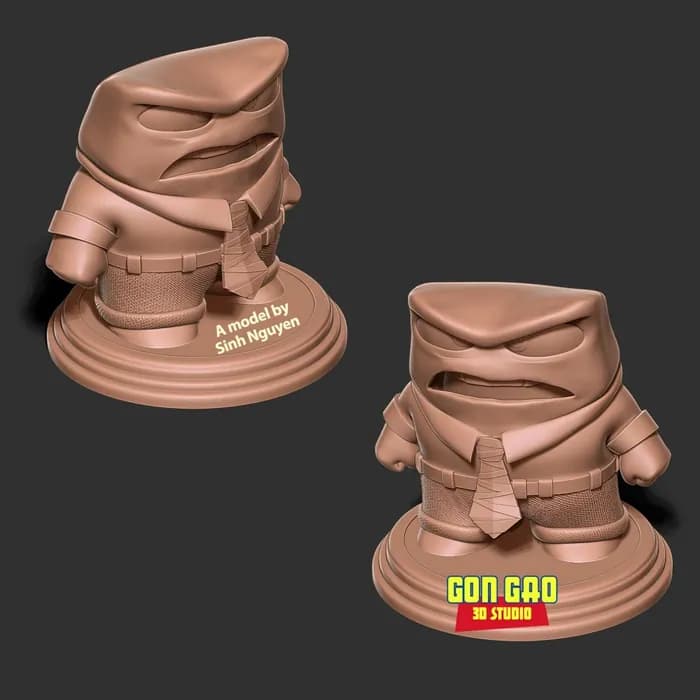 STL - the rage of anger inside out 2 fanart render 4
