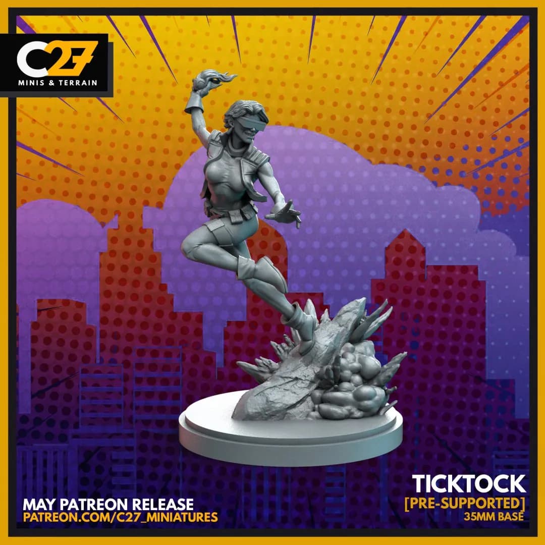 STL - Tick Tock render 1