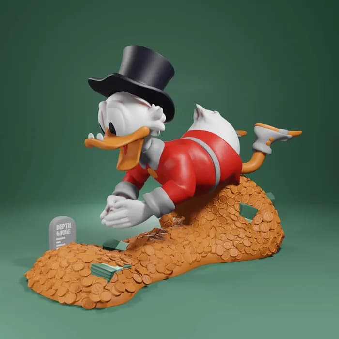 STL - tio patinhas render 1