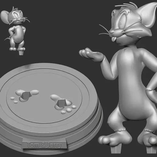 STL - tom & jerry render 3