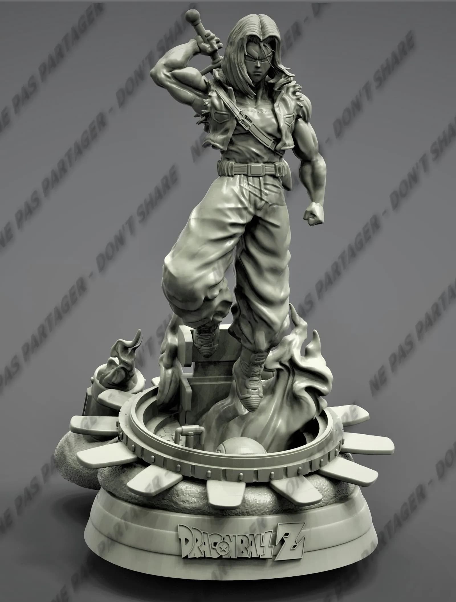 STL - Trunks (Dragon Ball Z) render 2