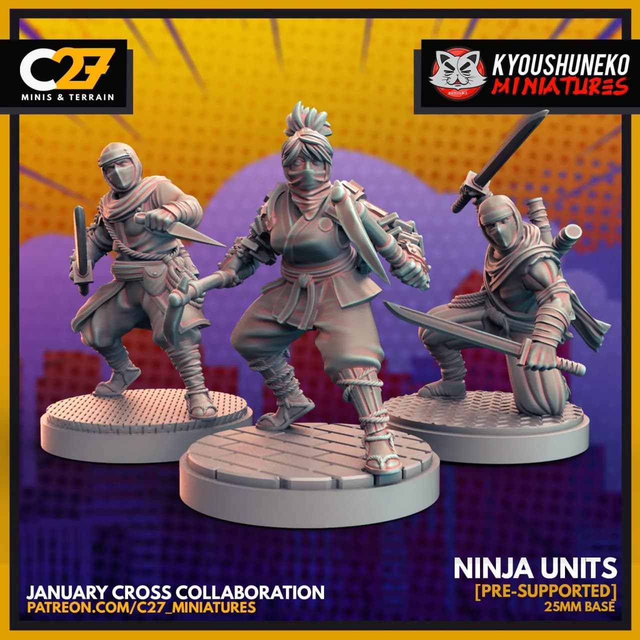 STL - Unidades Ninja render 1