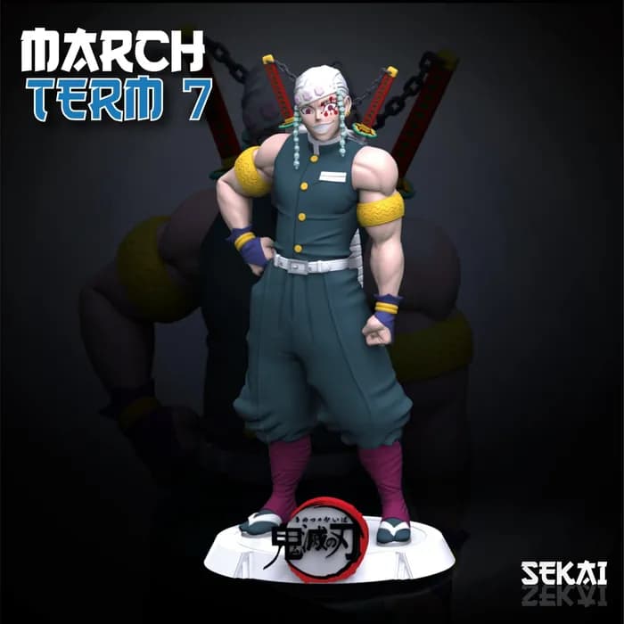 uzui sculpture sekai 3d models 20 cm 15 partsx