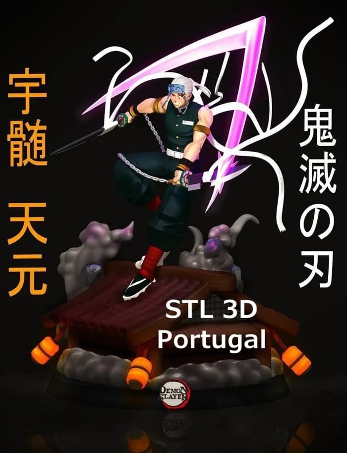 uzui tengen kimetsu no yaiba demon slayer stl 3d portugal