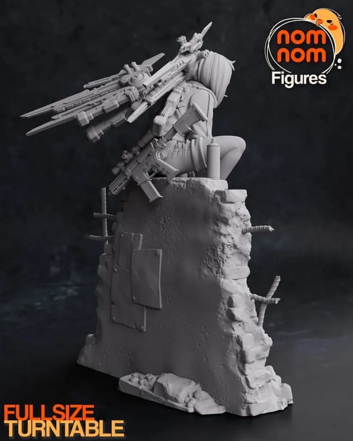 STL - valrie nomnom figures render 3