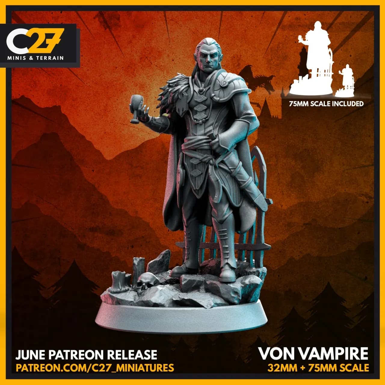 STL - Vampiro Von render 1