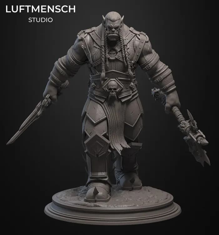 STL - varok saurfang render 1