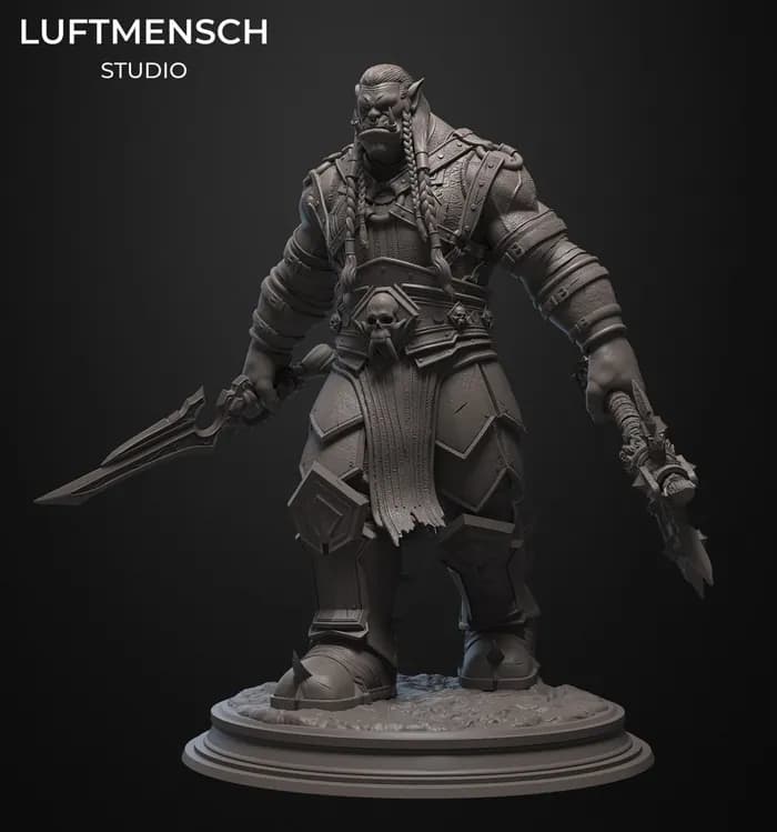 STL - varok saurfang render 3