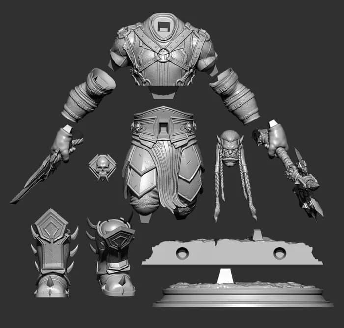 STL - varok saurfang render 4
