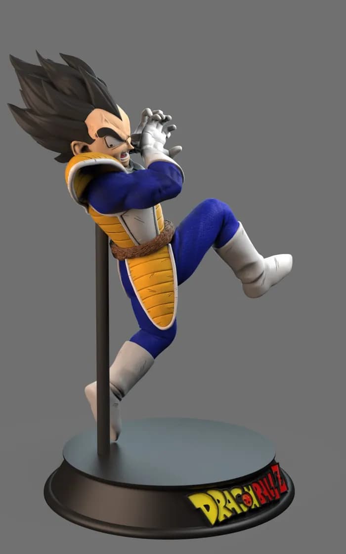 STL - vegeta galick gun render 2