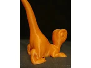 STL - Velociraptor infantil para impresión 3D render 5