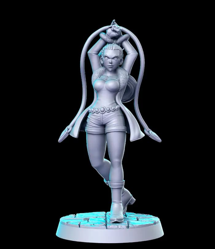 STL - Vivi "Miss Wednesday" render 4