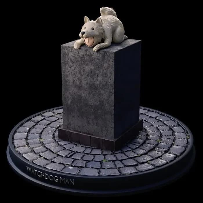 STL - watchdog man one punch man render 2