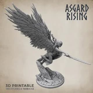 STL - winged valkyries odin`s elite forces render 1