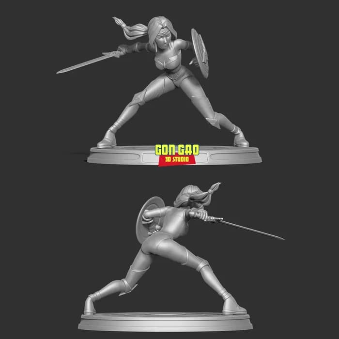 STL - wonder woman render 4