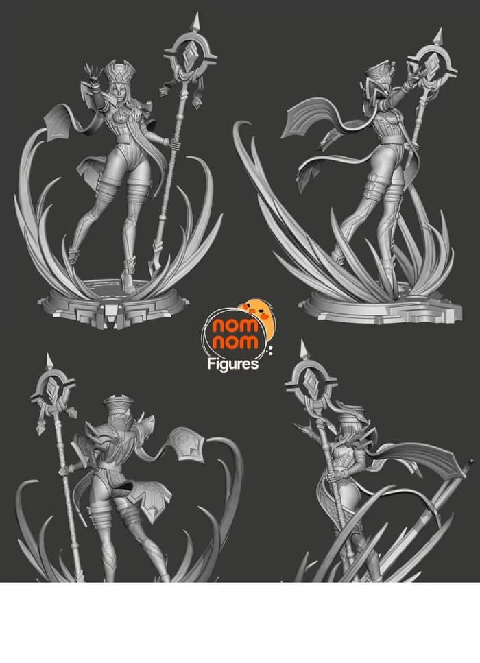 STL - world of warcraft inquisitor whitemane render 3