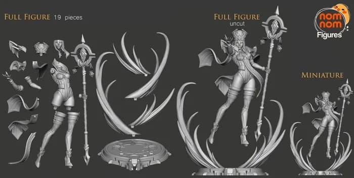 STL - world of warcraft inquisitor whitemane render 5