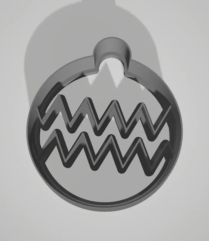 STL - xmas bauble render 1