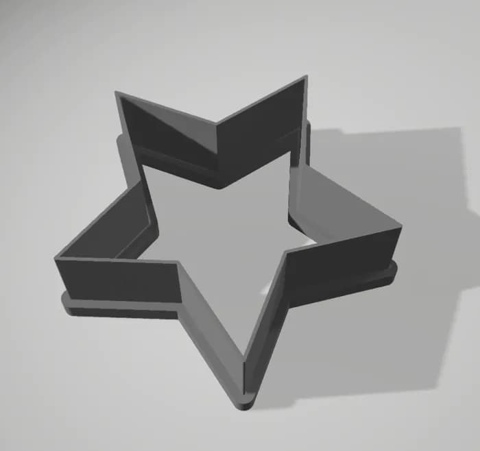 STL - xmas star render 1