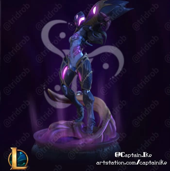 STL - yago moura kai'sa, the daughter of the void @tridrob render 3