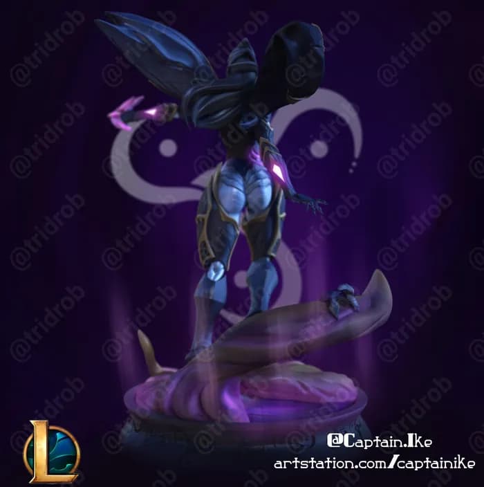 STL - yago moura kai'sa, the daughter of the void @tridrob render 4