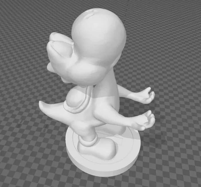 STL - yoshi stand joystick switch and phone render 1